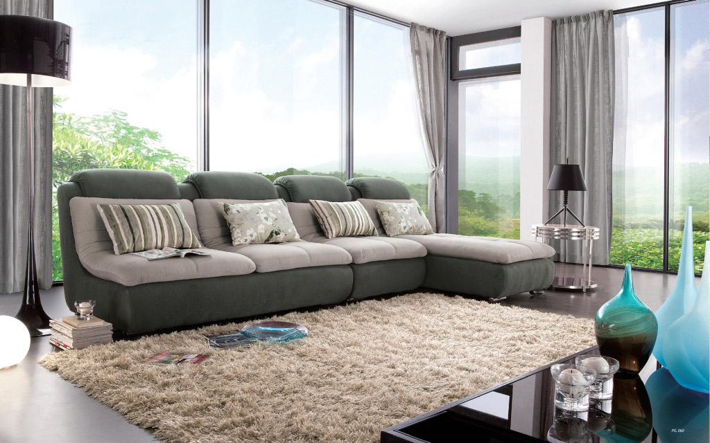 客厅简约进口布艺